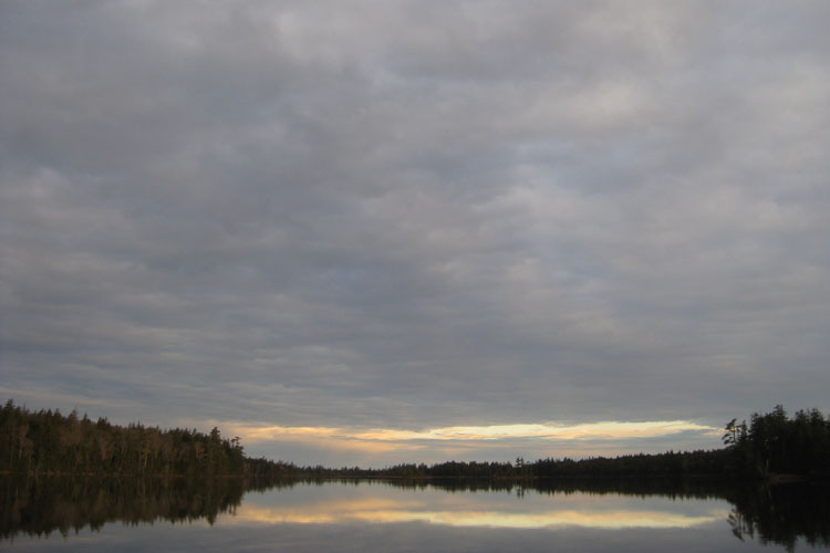 Evening, Abraham Lake